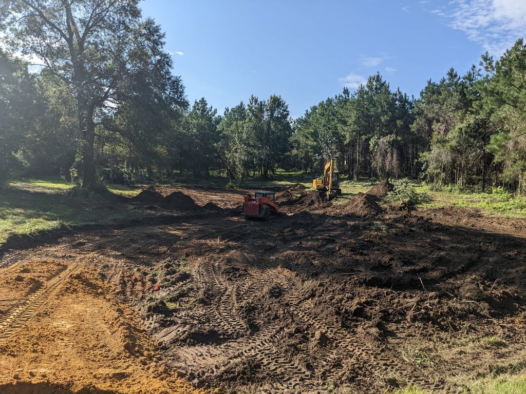 land being cleared