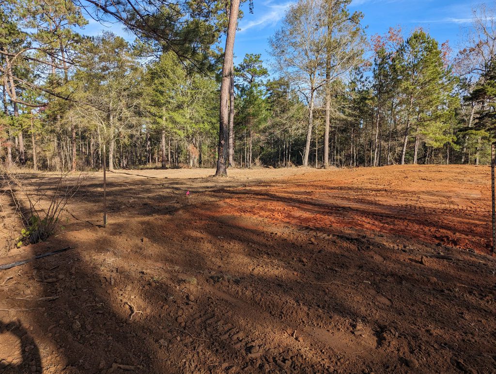 professional services being done for land clearing & excavation covington la